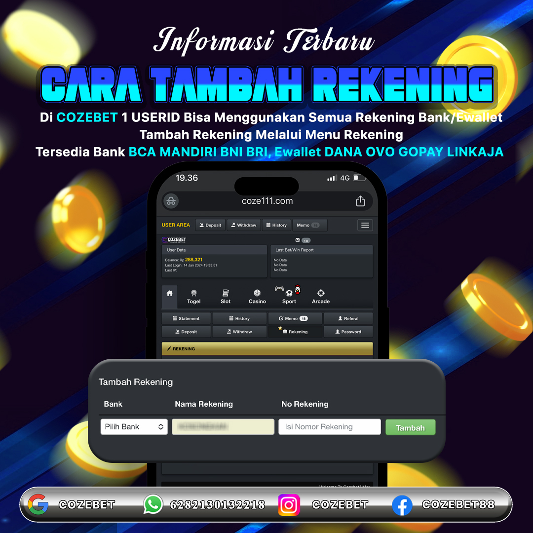 Cozebet Daftar: Setelah Nikmati Bergabung Bonus Besar
