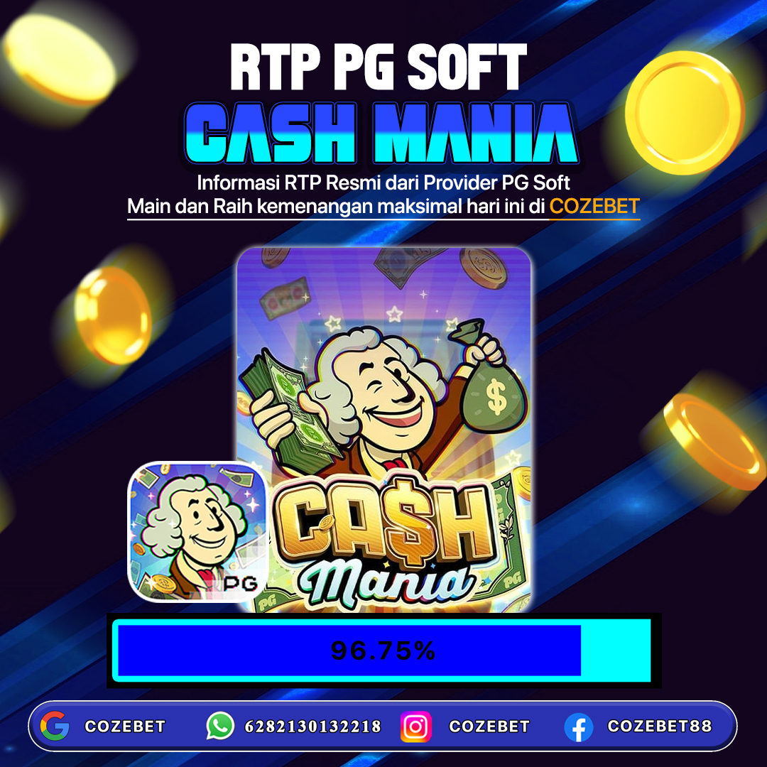 Cozebet Resmi: Slot Rtp Menangkan Jackpot Tinggi Mainkan Dan
